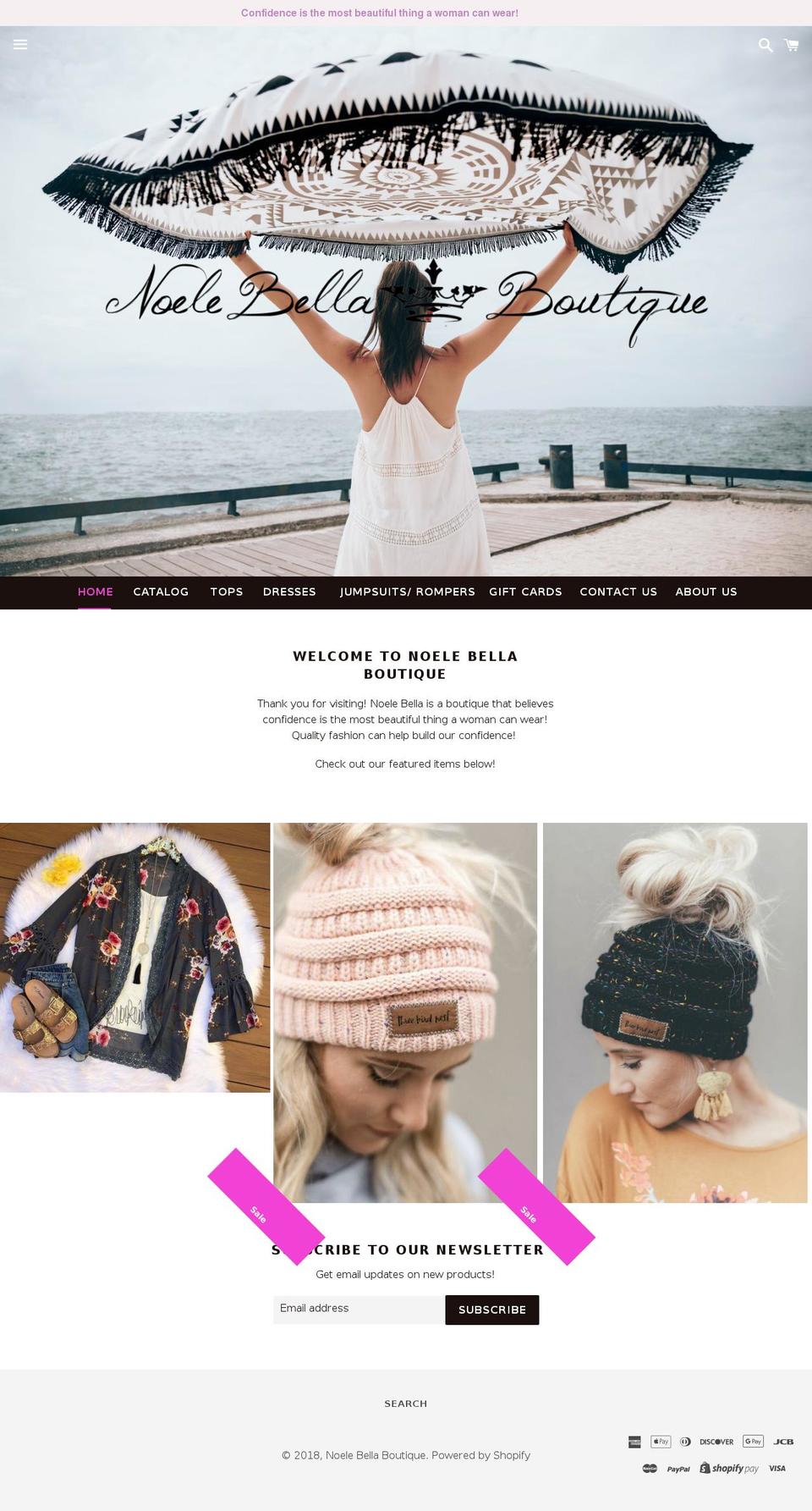 noelebella.com — Shopify storefront screenshot