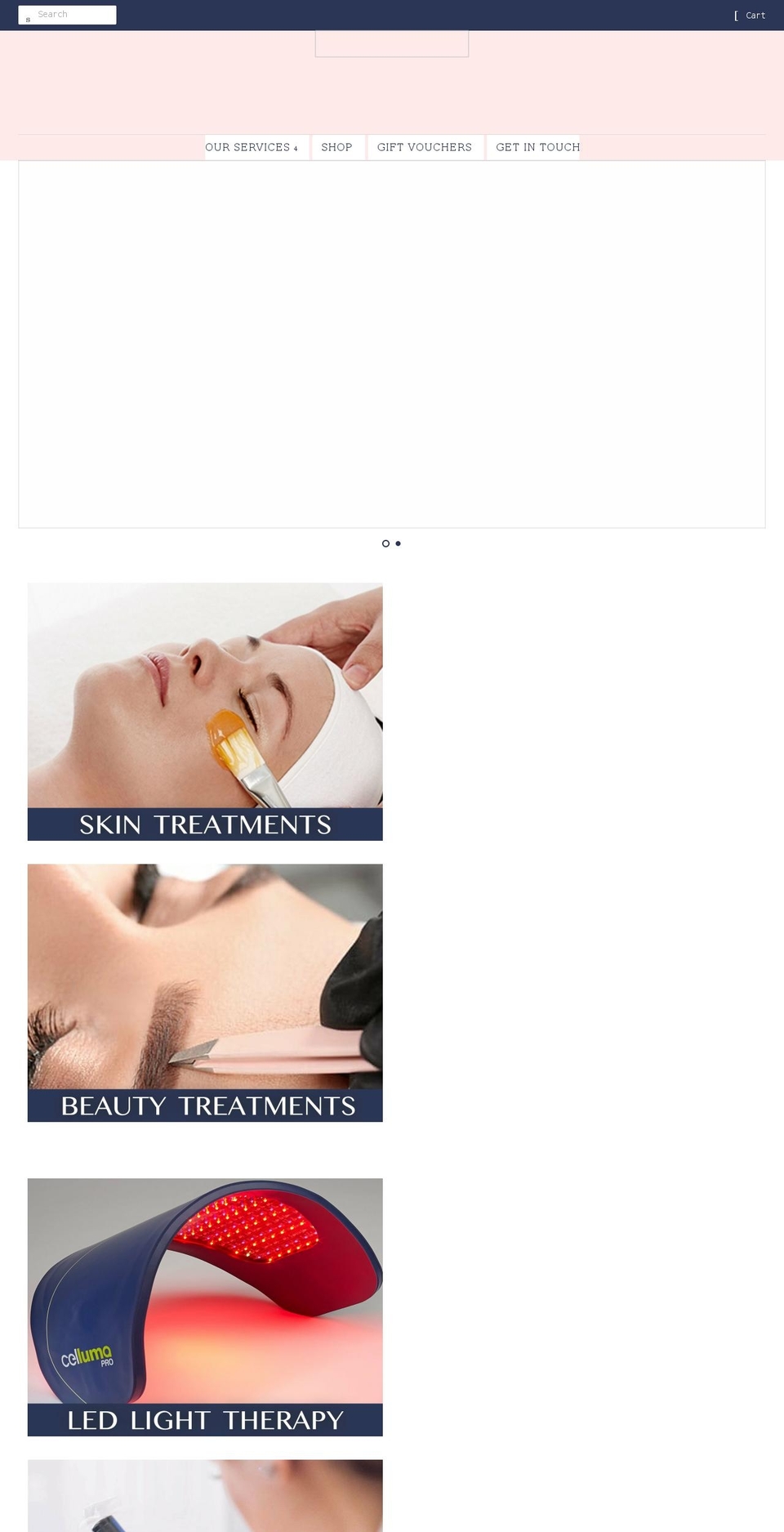 noeleensskinandbeauty.com shopify website screenshot