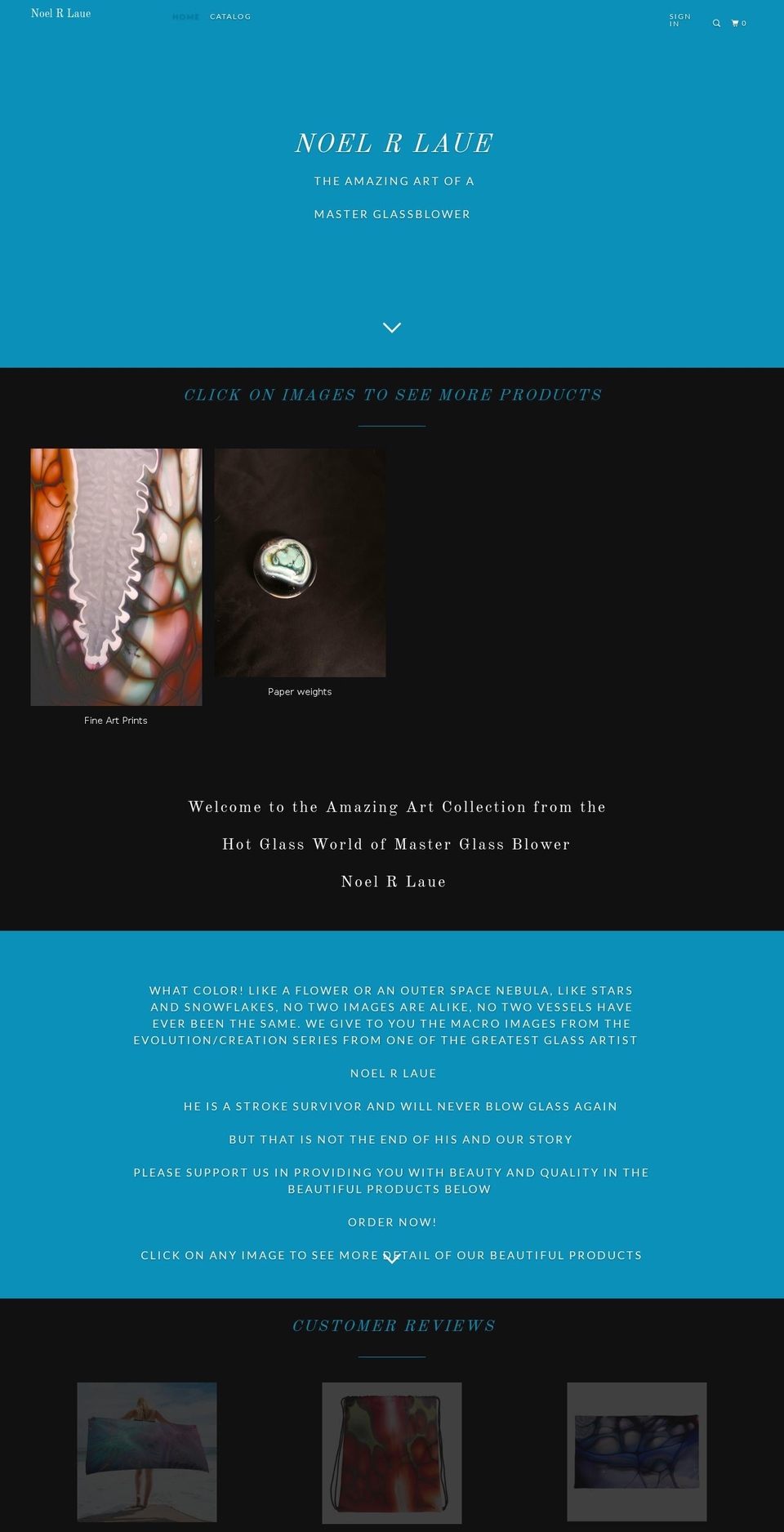 noelrlaue.com shopify website screenshot
