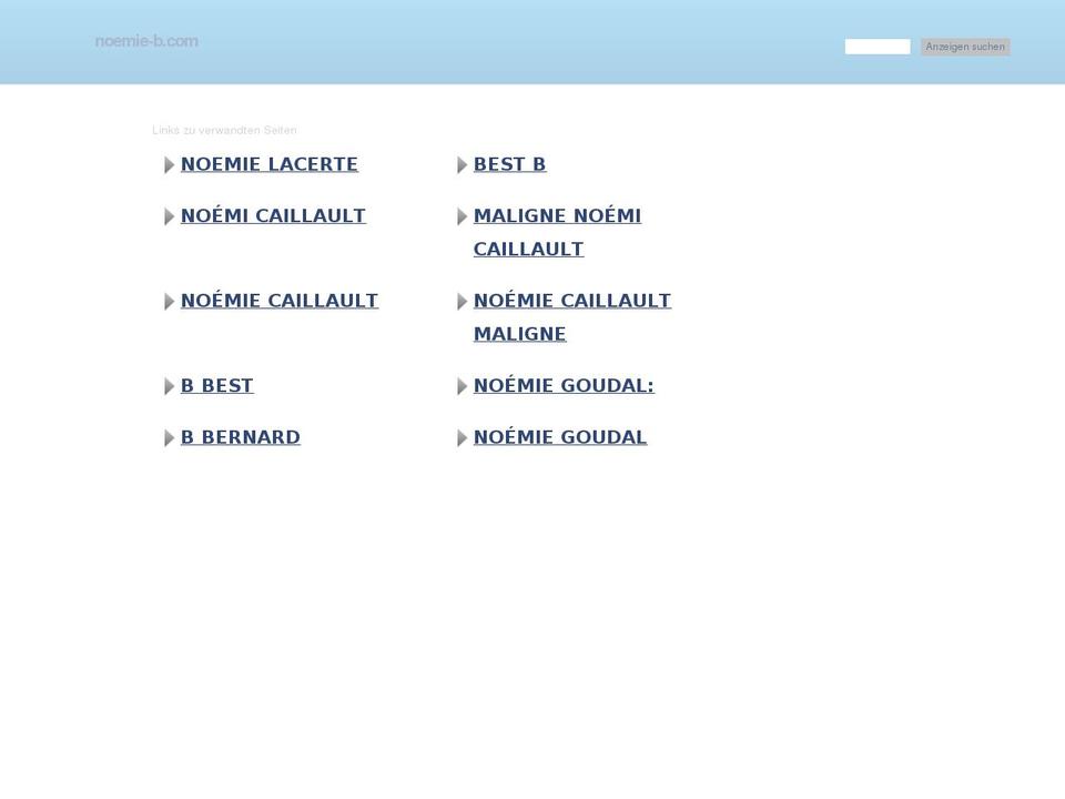 noemie-b.com — Shopify storefront screenshot