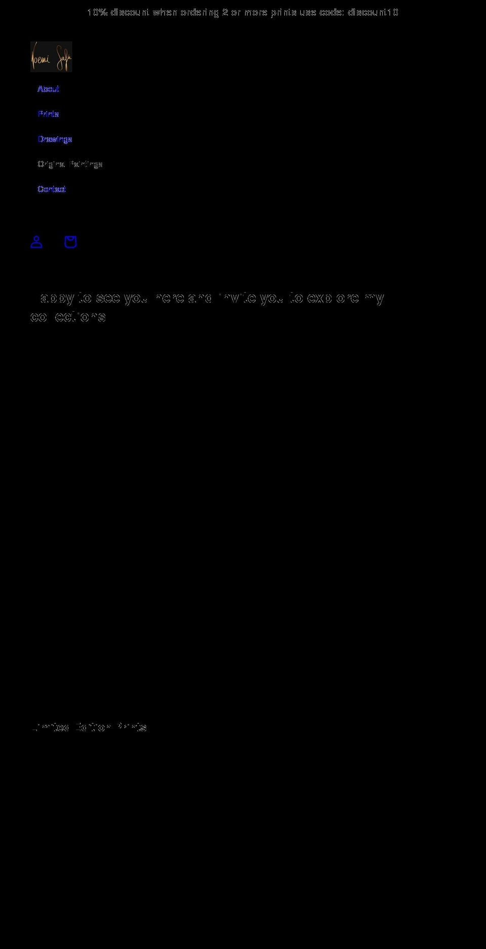 noemisafir.com shopify website screenshot