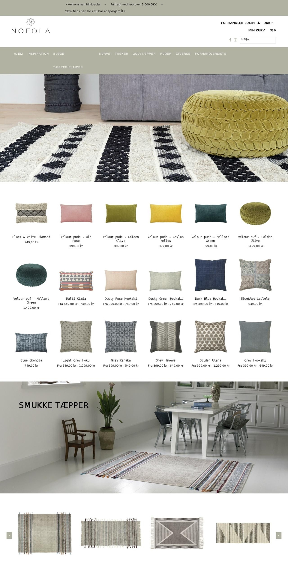 noeola.com — Shopify storefront screenshot