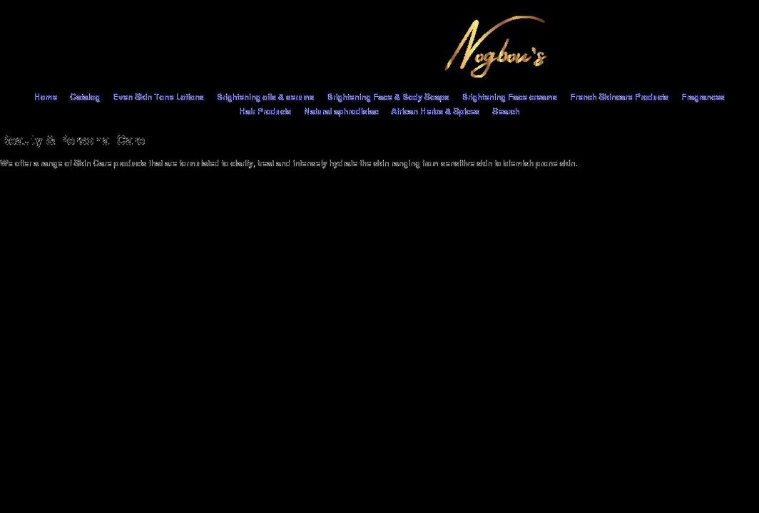 nogbous.co.uk shopify website screenshot
