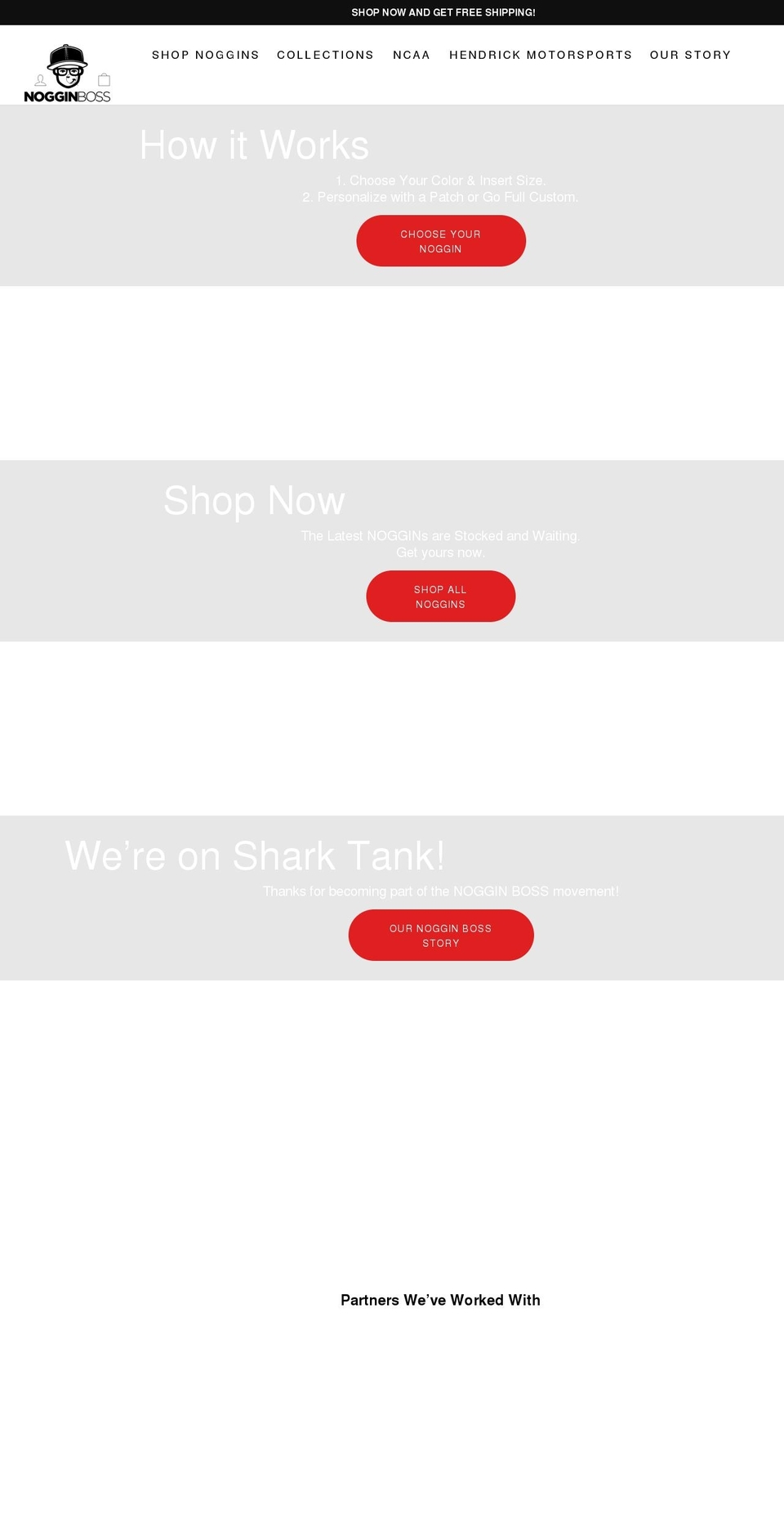 nogginboss.com shopify website screenshot
