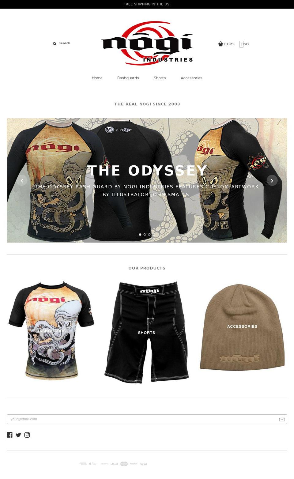 nogi.com shopify website screenshot