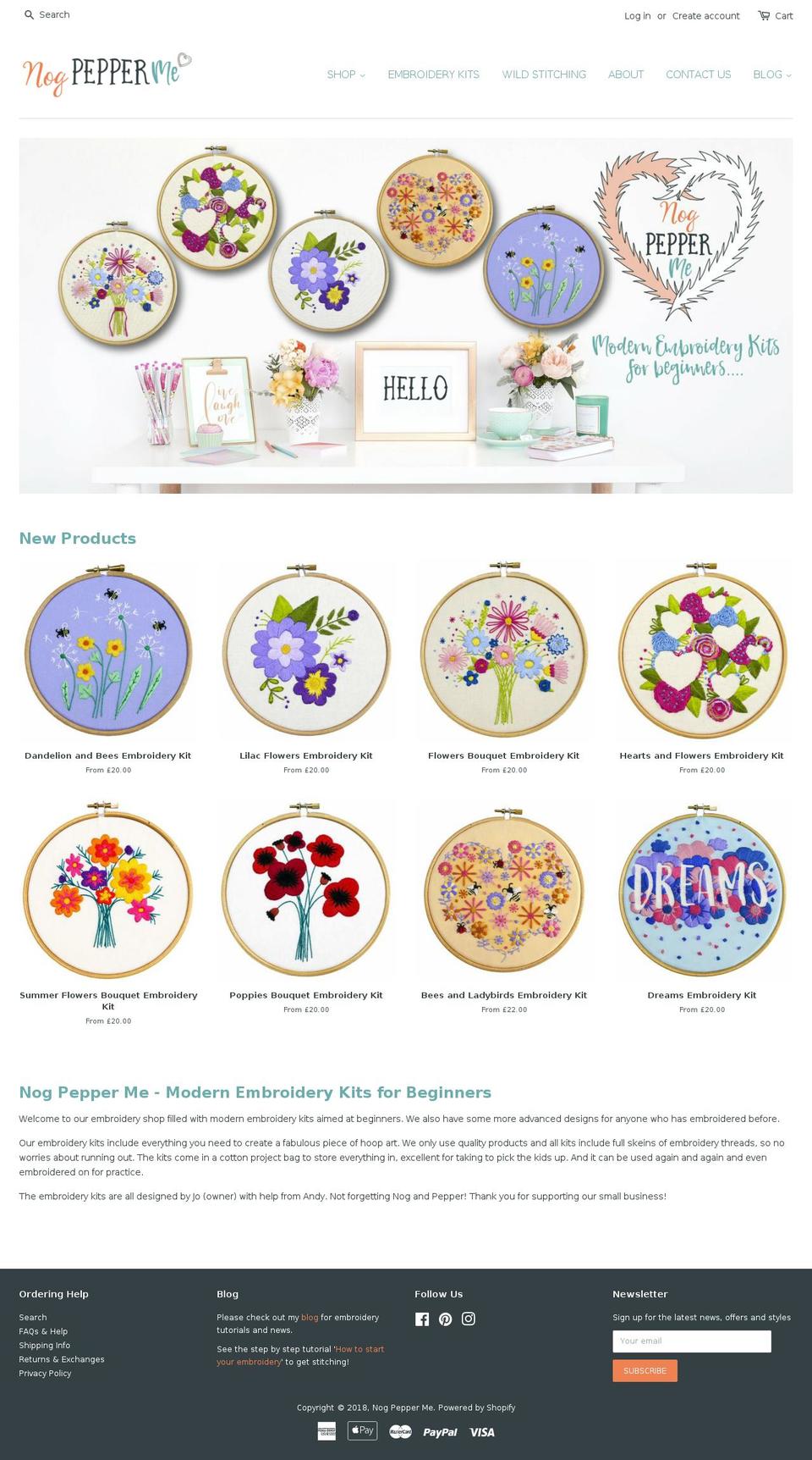 nogpepperme.com — Shopify storefront screenshot
