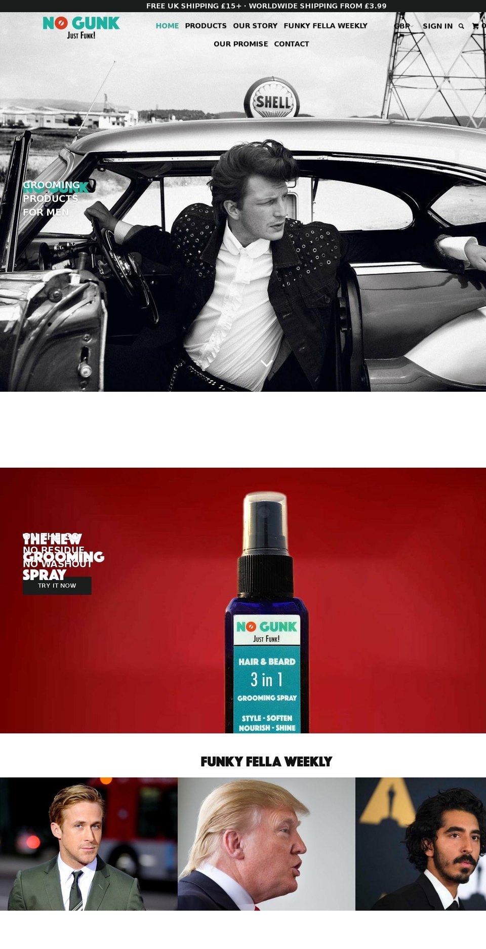 Adeel - Final LIVE Theme Shopify theme site example nogunk.com