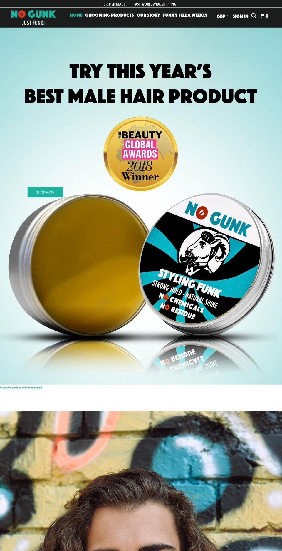nogunkformen.com shopify website screenshot
