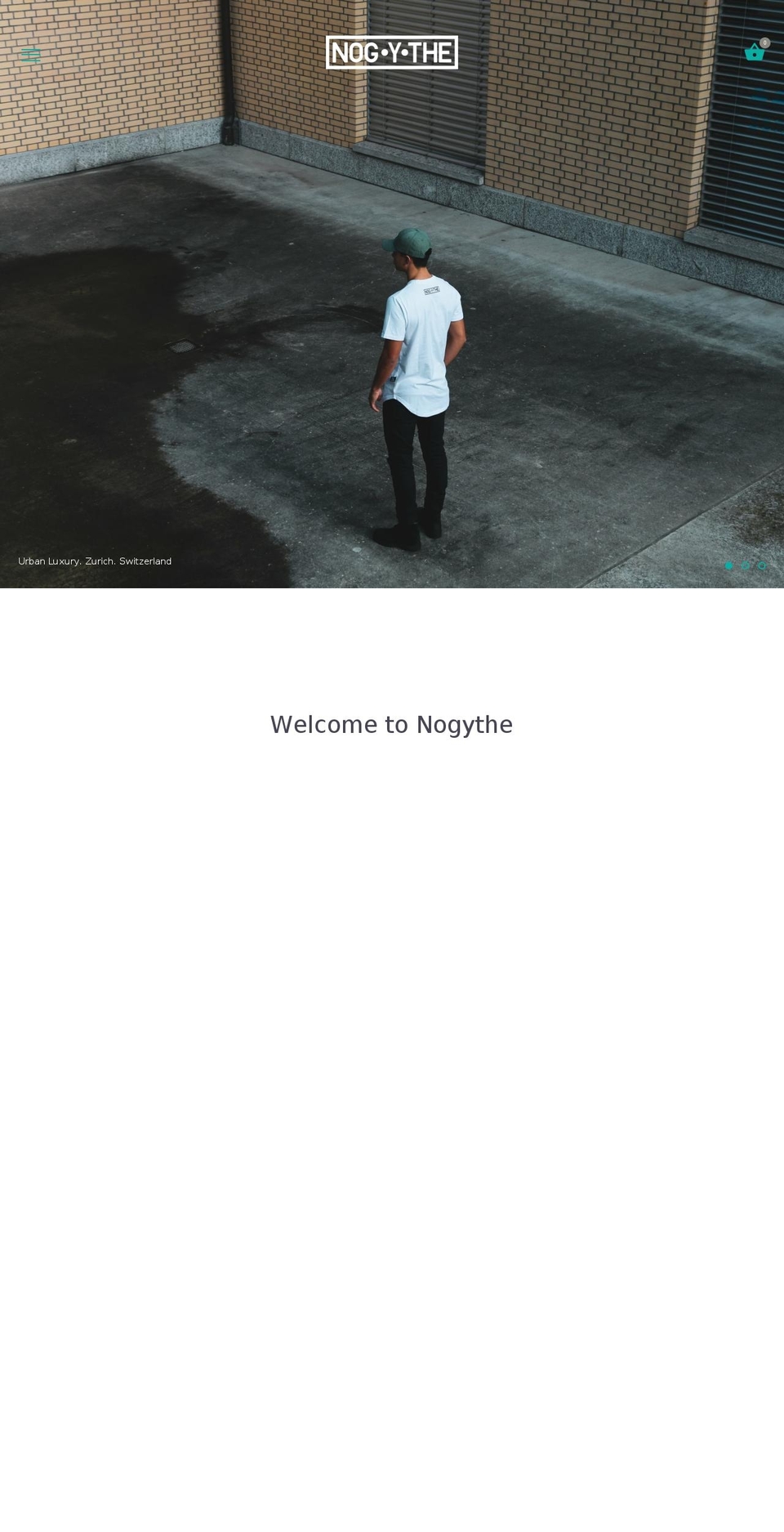 nogythe.com — Shopify storefront screenshot