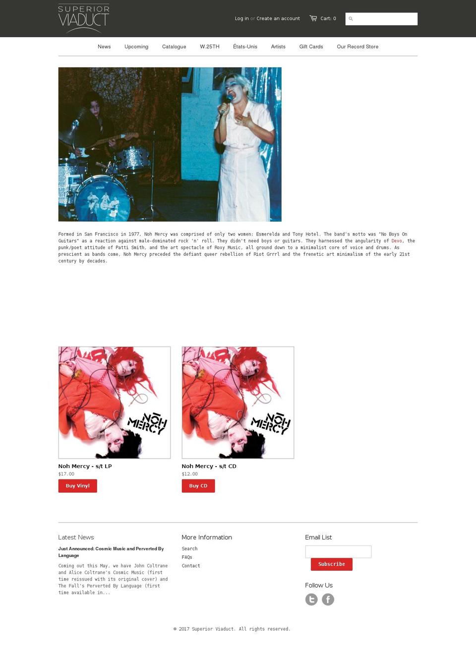 nohmercy.com shopify website screenshot