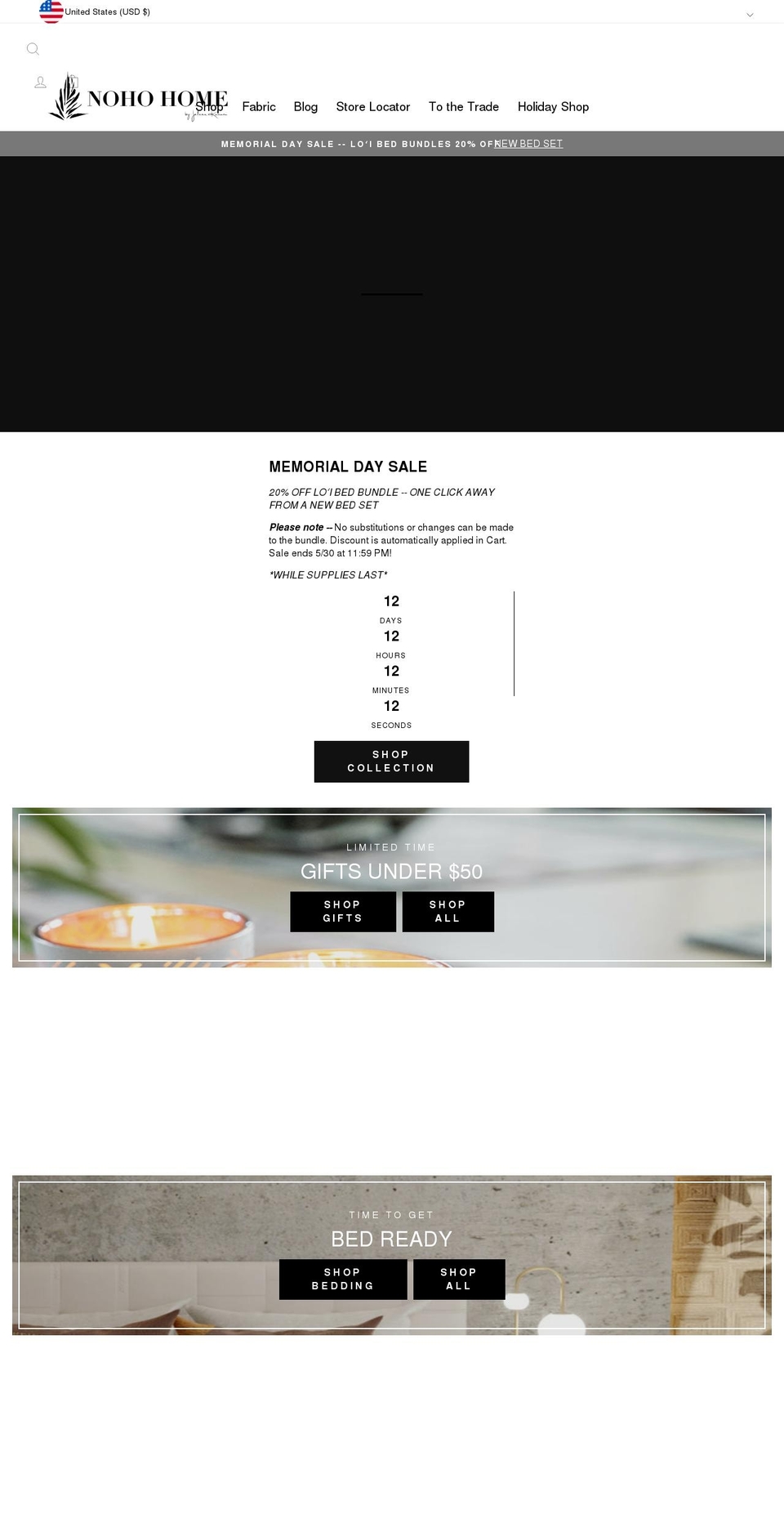 nohohomehawaii.com — Shopify storefront screenshot