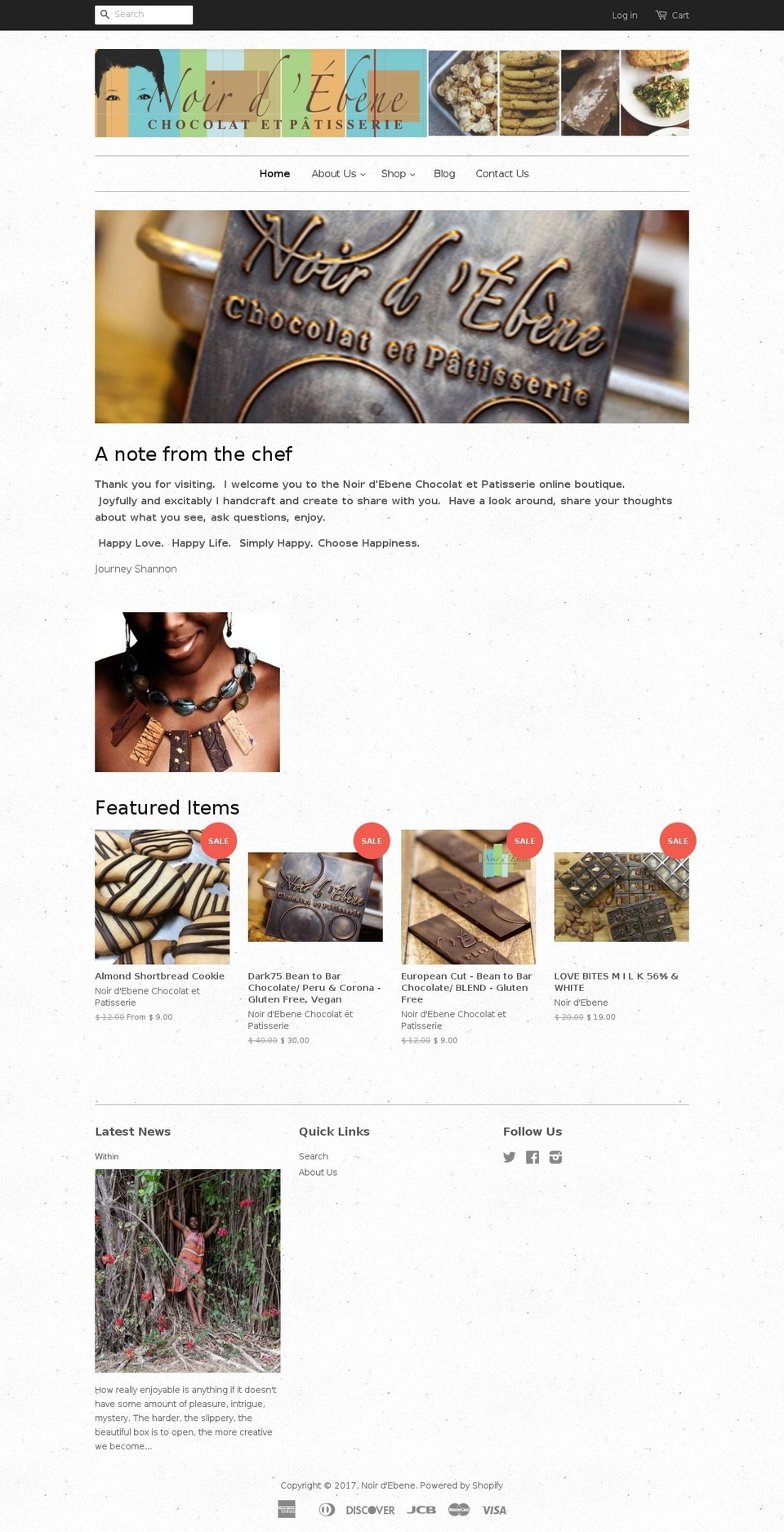 noirdebene.com shopify website screenshot