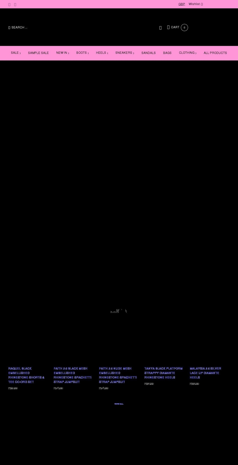 noirfootwear.com shopify website screenshot