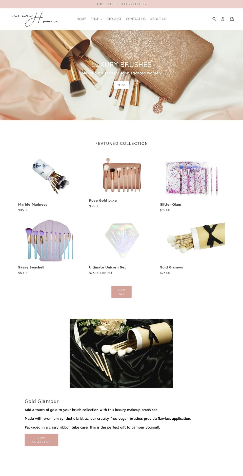 noirhom.com — Shopify storefront screenshot