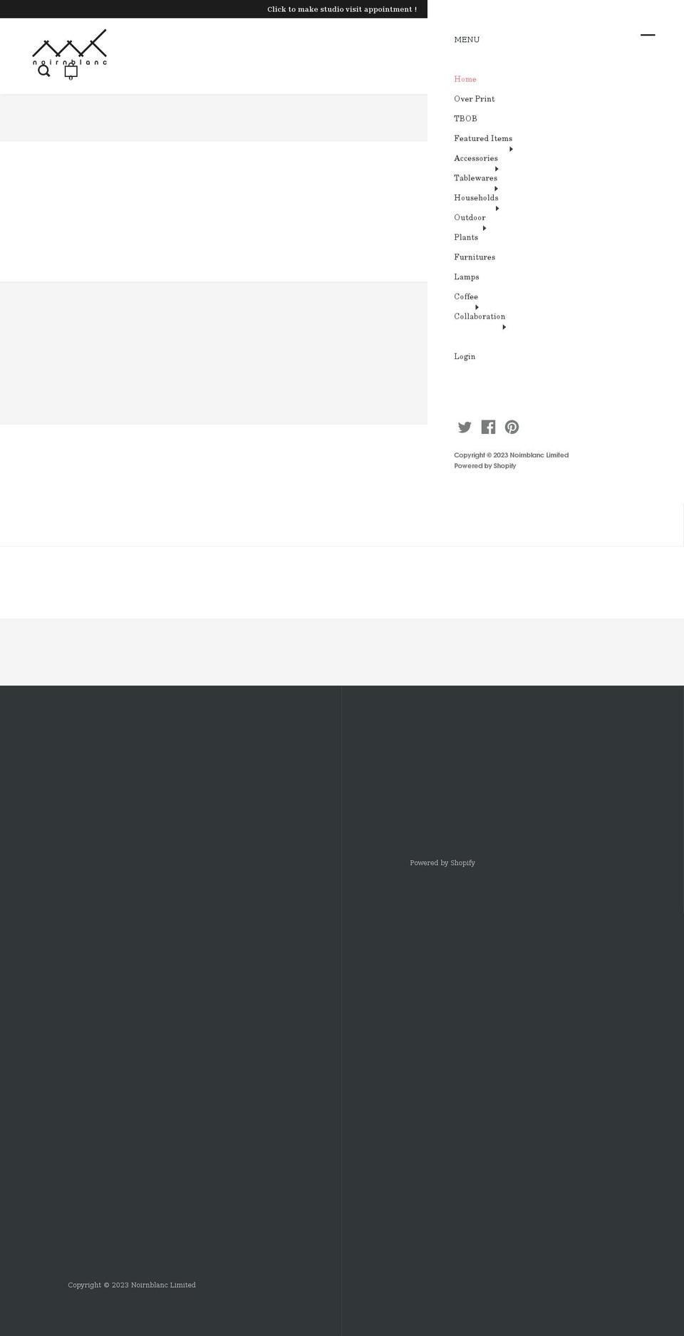 noirnblanc.shop shopify website screenshot