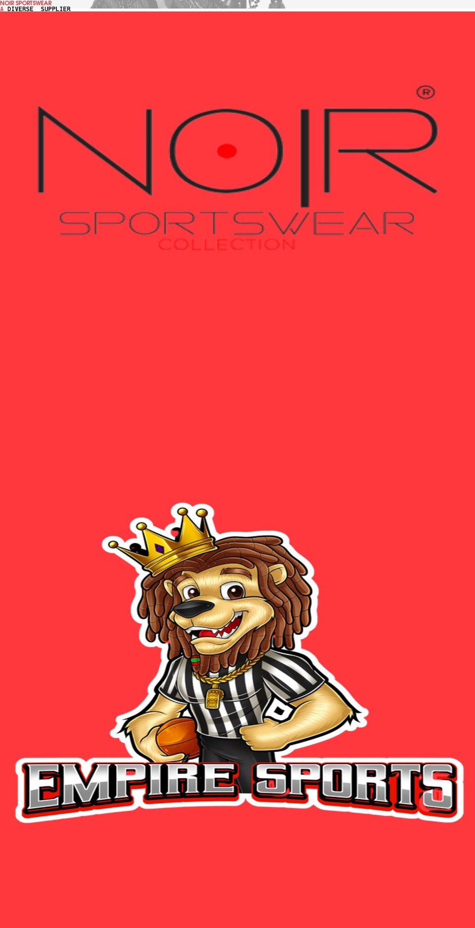noirsportswear.com — Shopify storefront screenshot