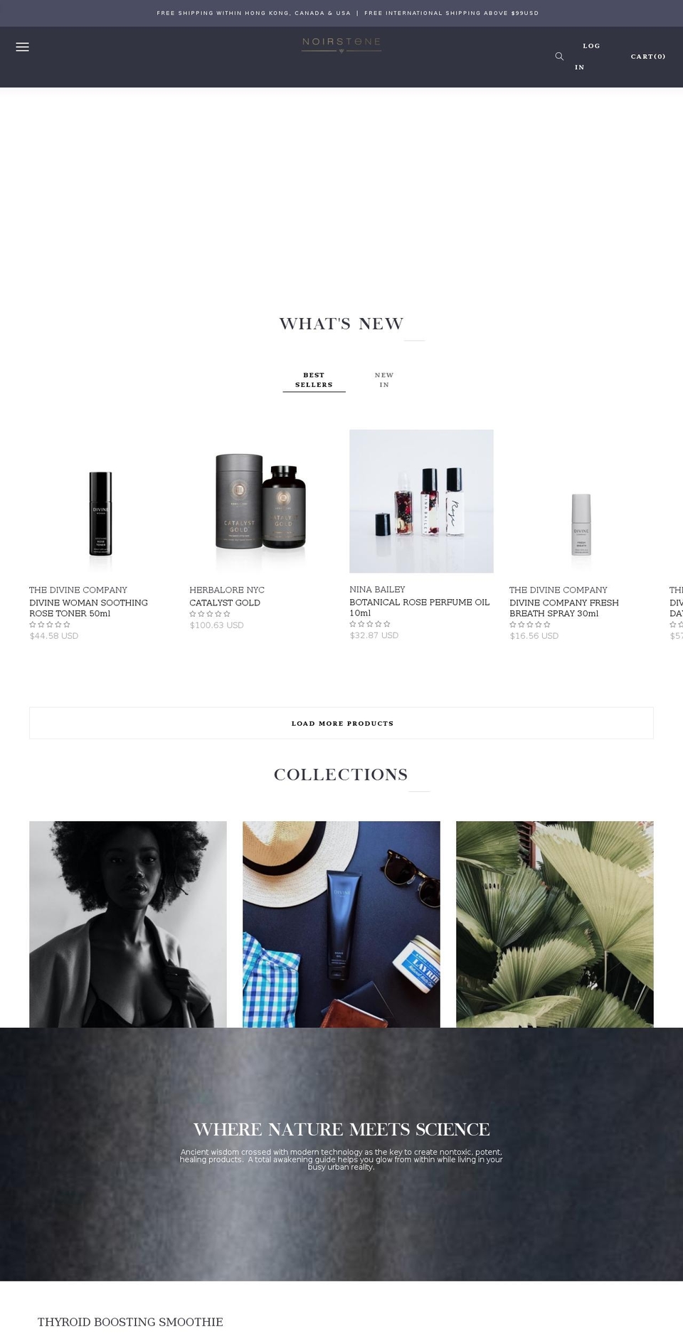 noirstone.store shopify website screenshot