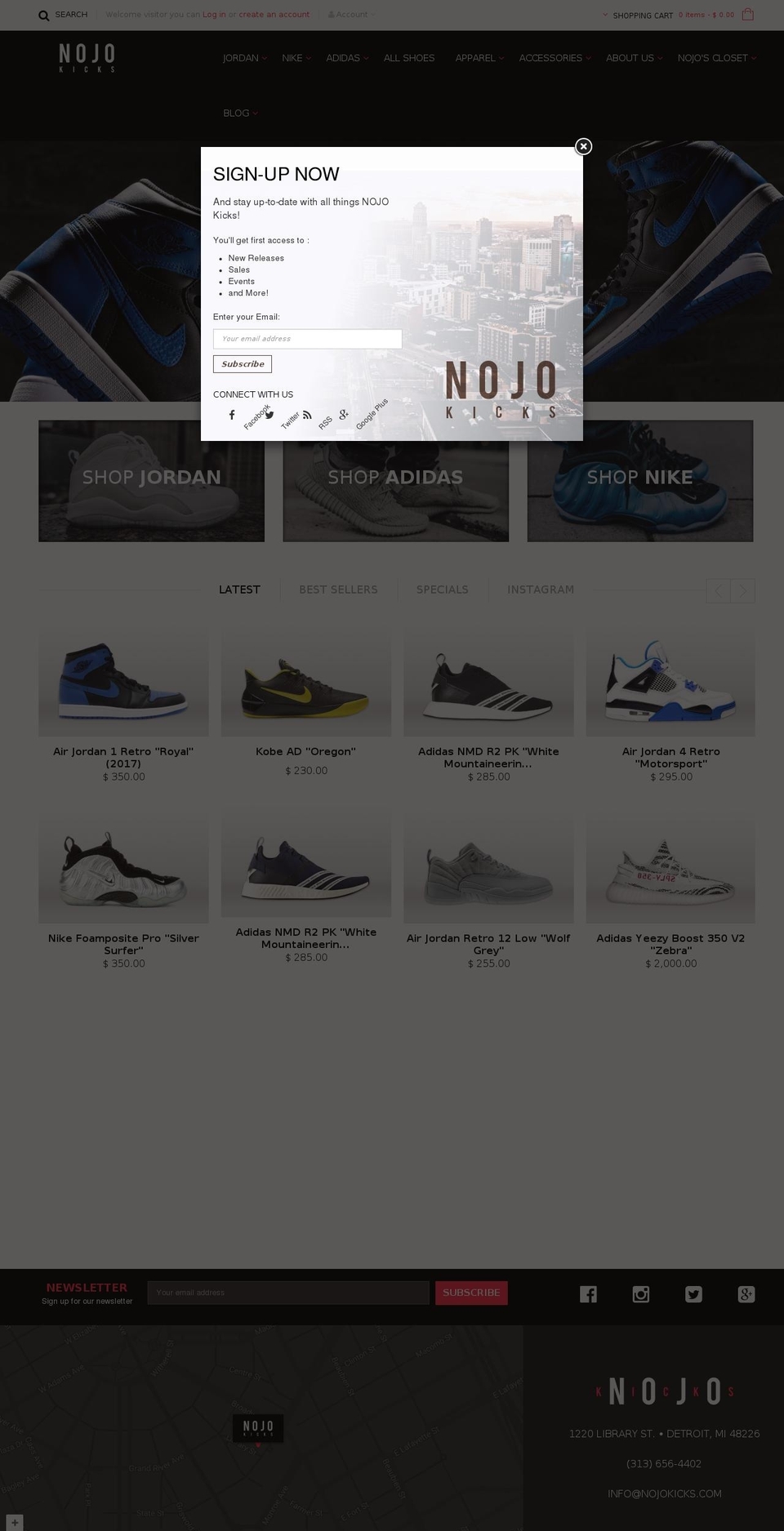 genius Shopify theme site example nojokicks.com