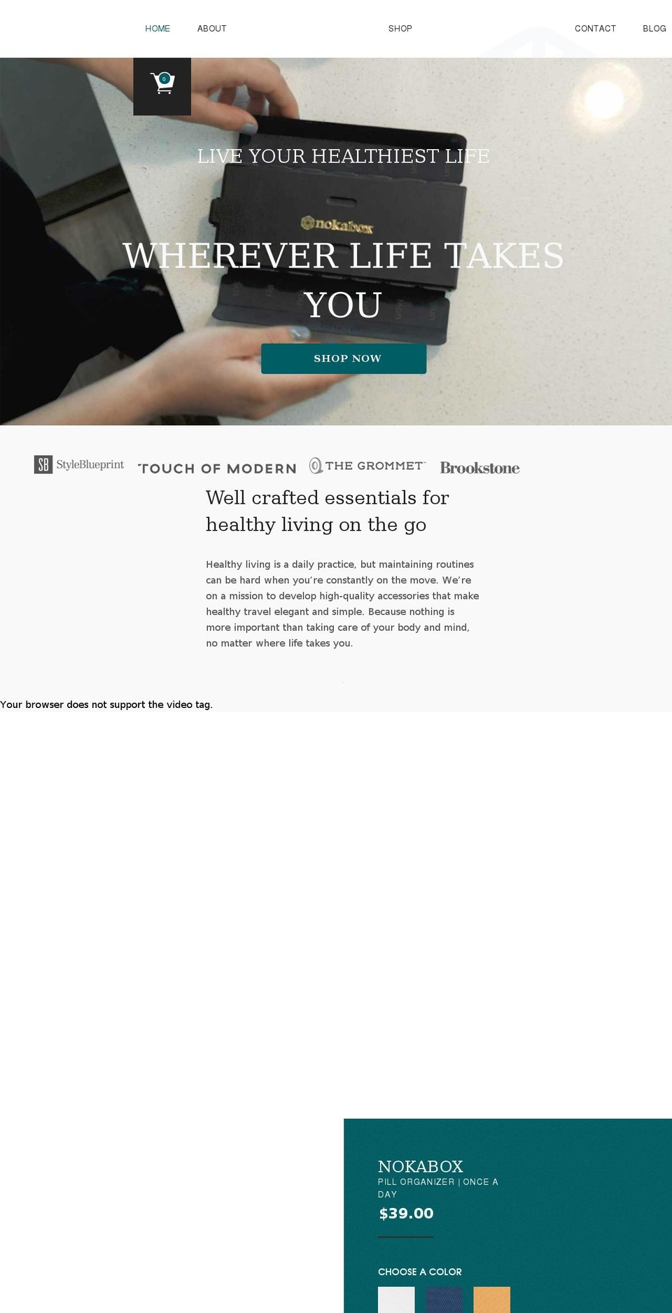 nokasupply.com — Shopify storefront screenshot