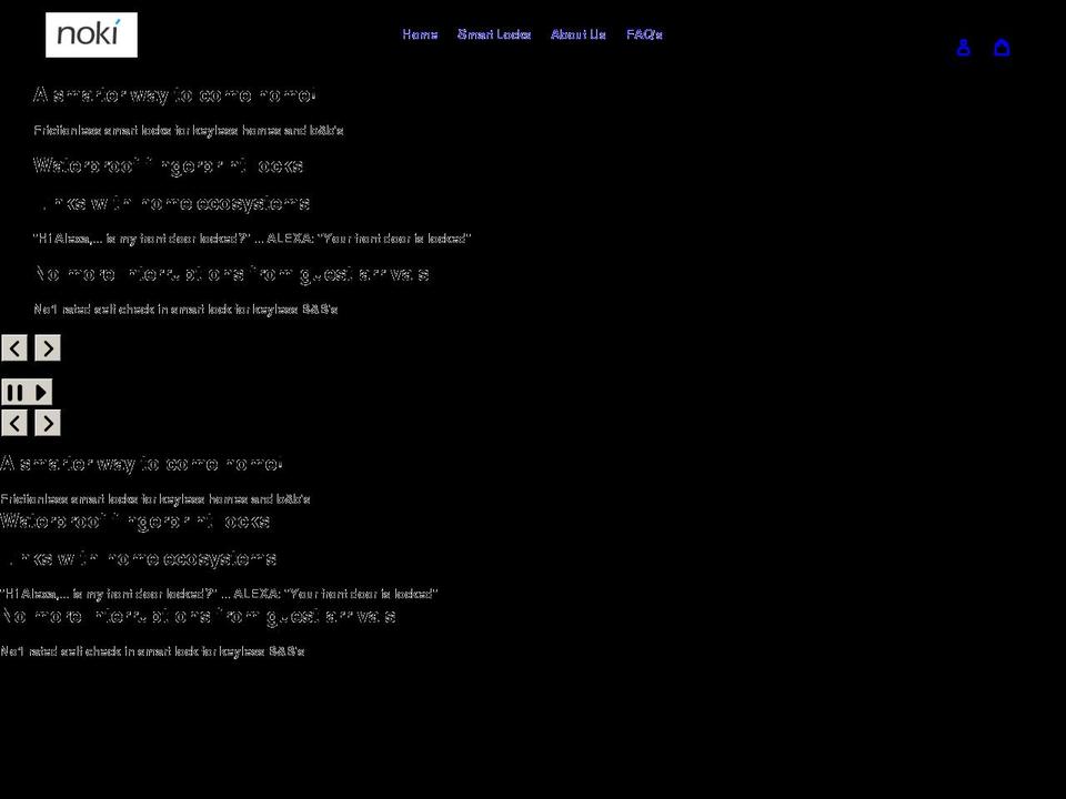 noki.me shopify website screenshot