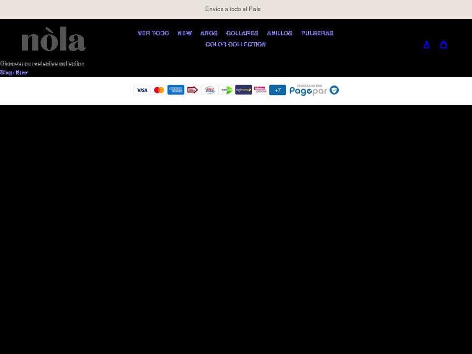 nolapy.com shopify website screenshot