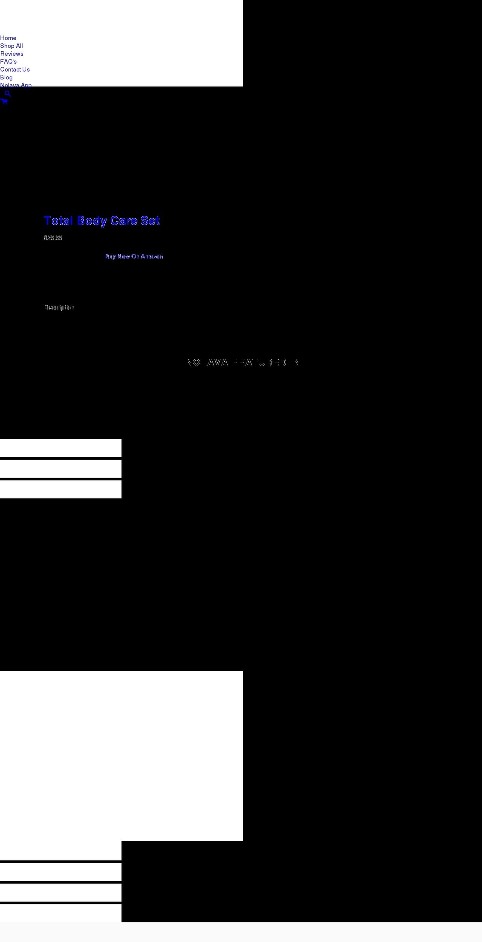 nolavadesigns.com shopify website screenshot