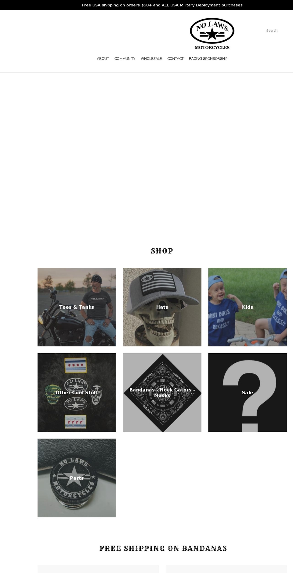 nolaws.com shopify website screenshot