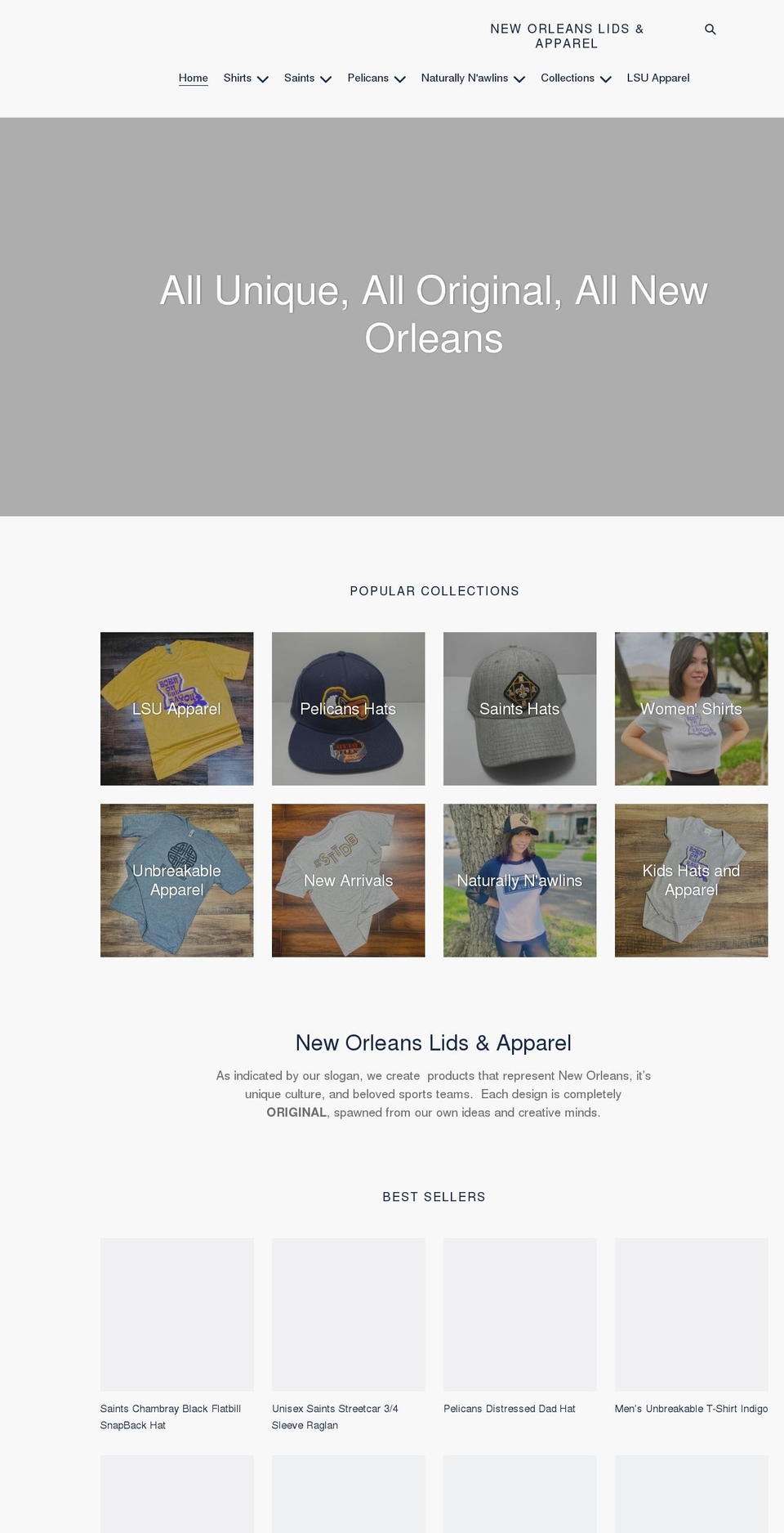 Updated July Shopify theme site example nolidsandapparel.com