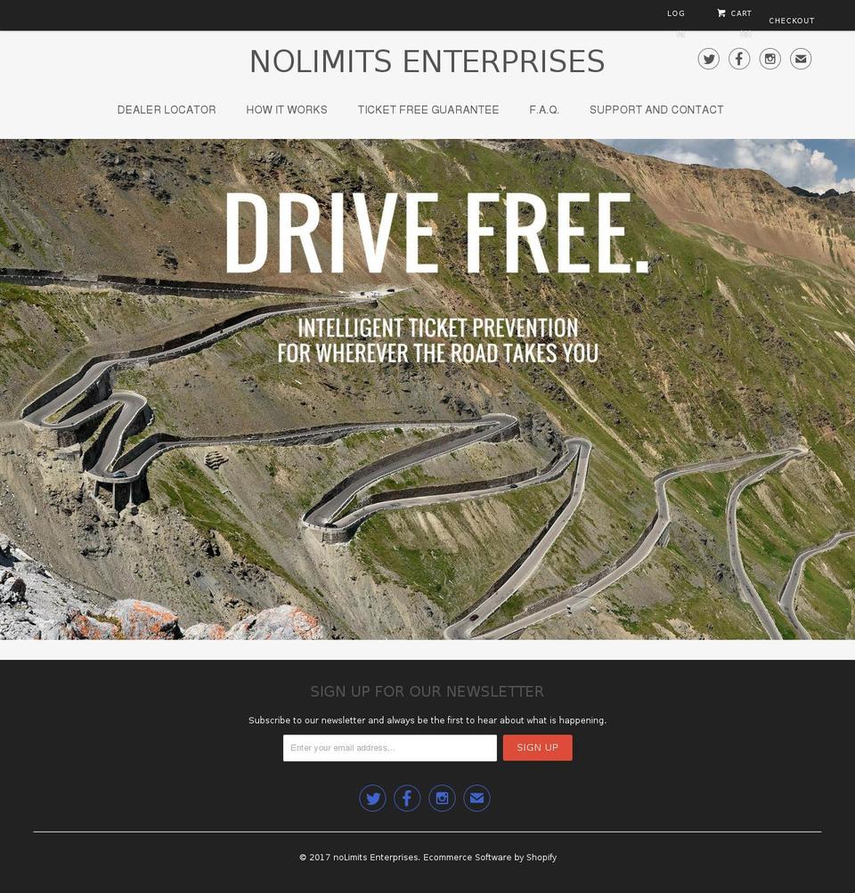 nolimitsenterprises.com shopify website screenshot