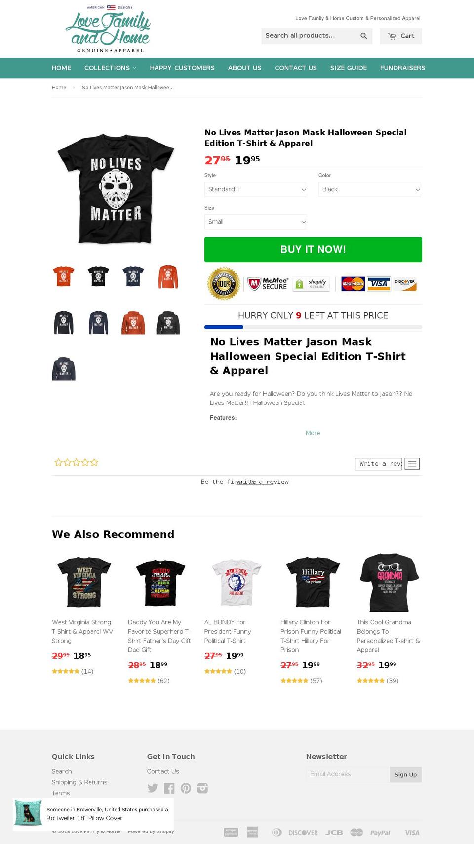 themex-1-3-0-install Shopify theme site example nolivesmattershirt.com