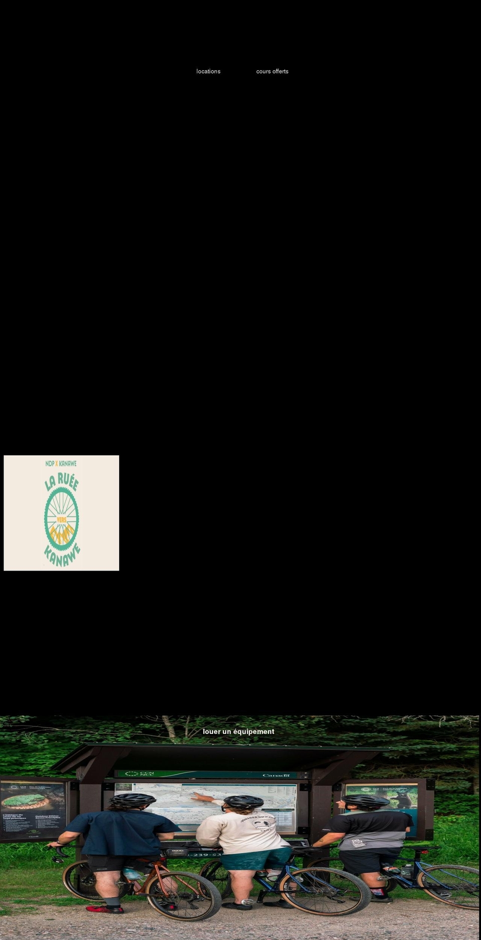 nomadesduparc.com shopify website screenshot