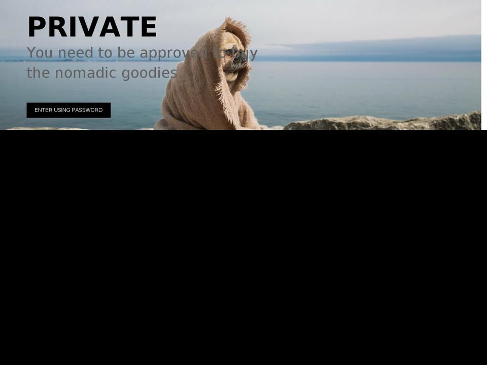 nomadgrooming.com — Shopify storefront screenshot