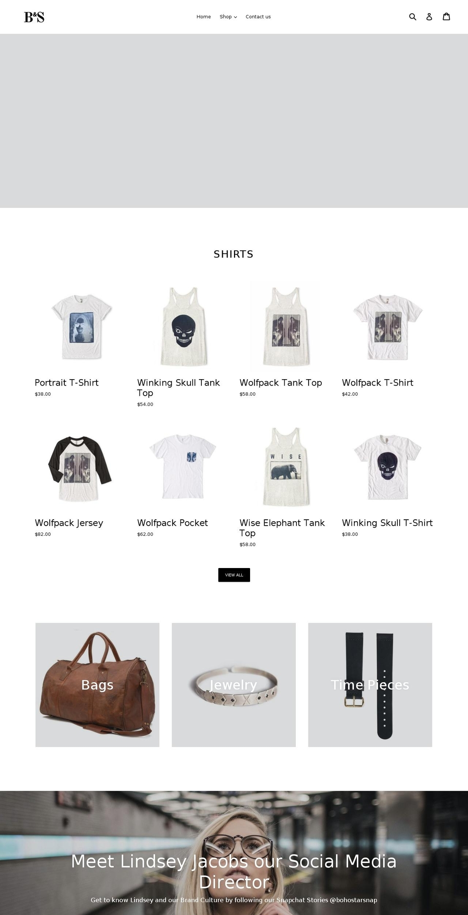 nomadicthreadsco.com shopify website screenshot