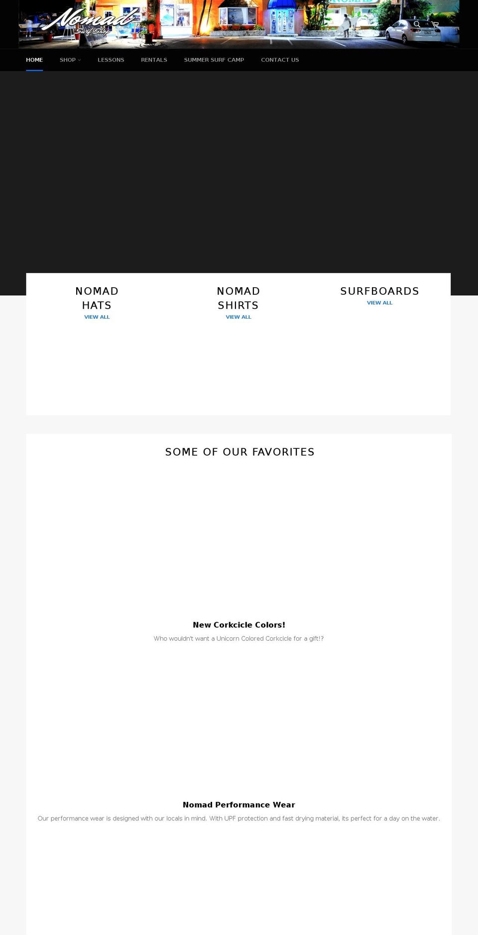 nomadsurf1968.com — Shopify storefront screenshot