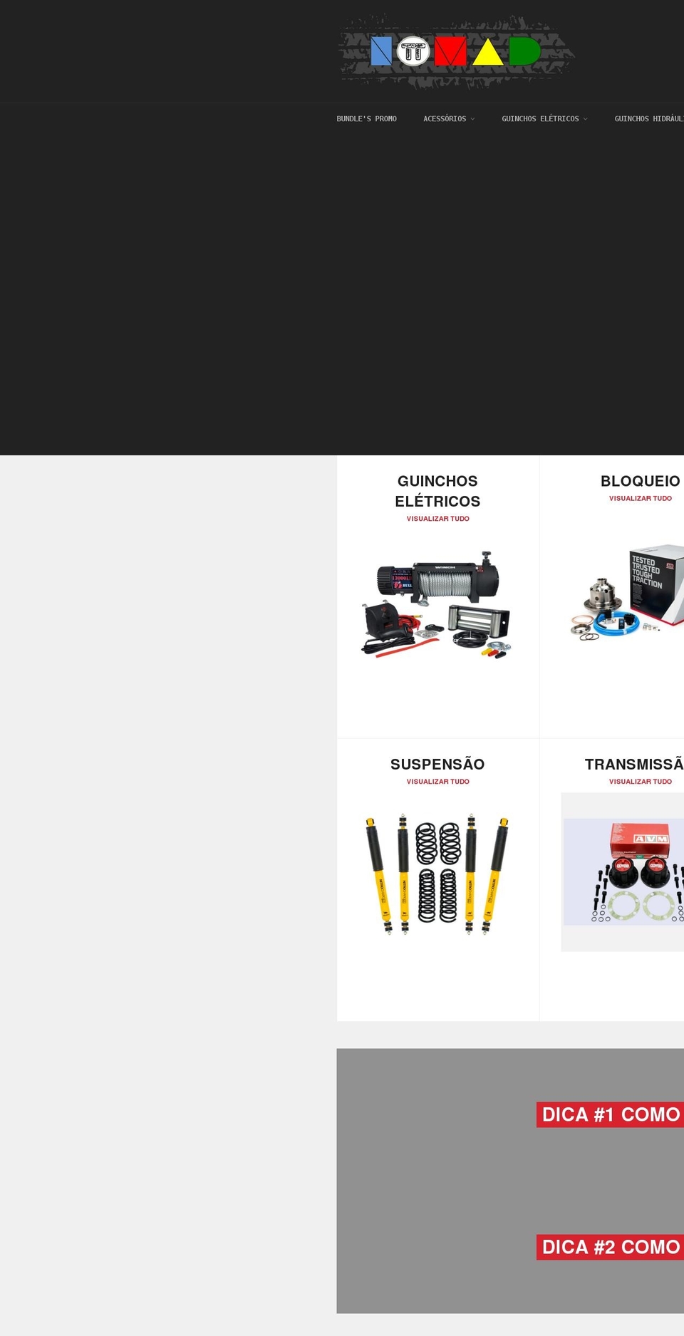 nomadtt.com shopify website screenshot