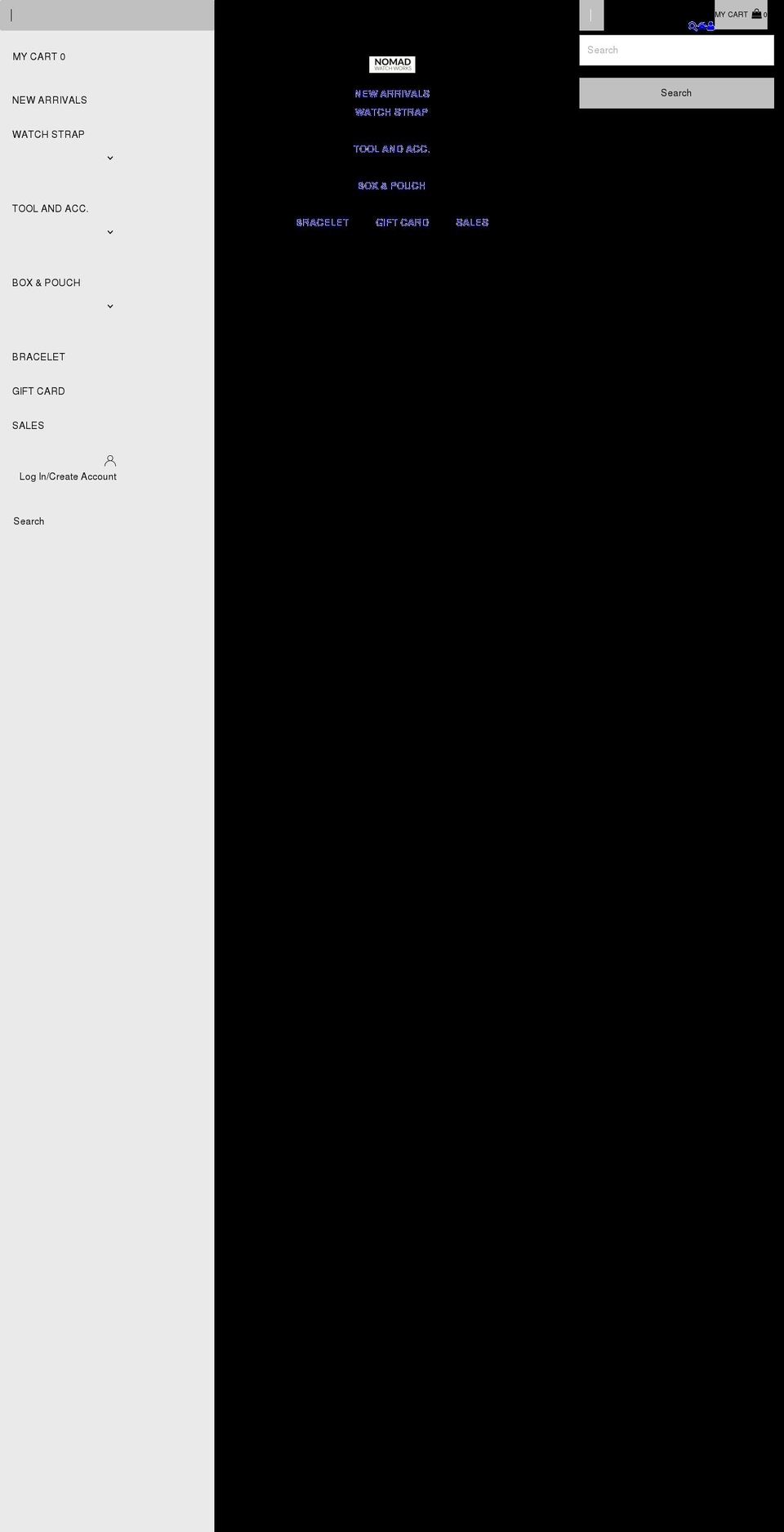 nomadwatchworks.com — Shopify storefront screenshot