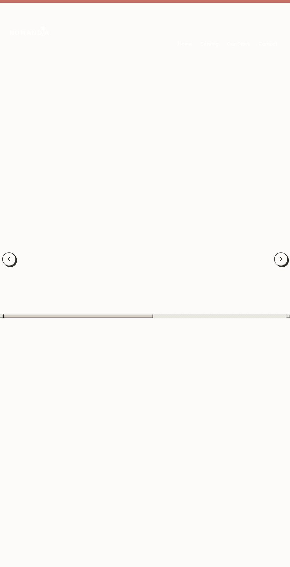 nomandia.com shopify website screenshot