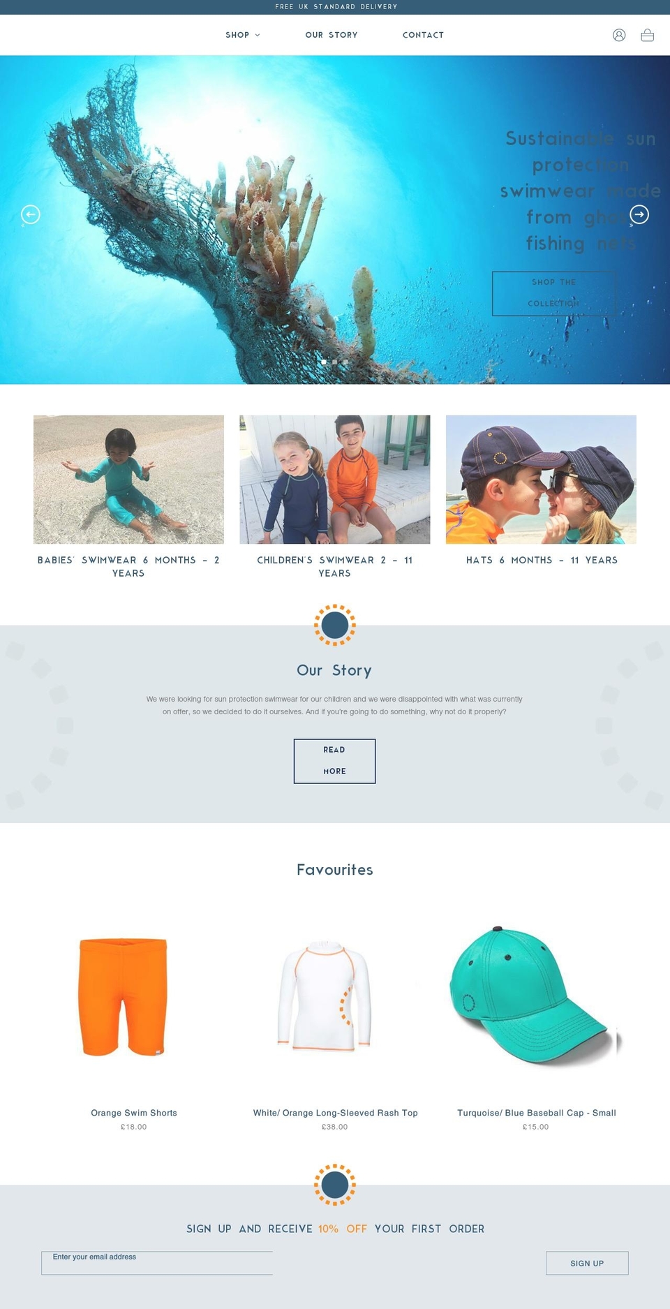 nomaswimwear.com shopify website screenshot