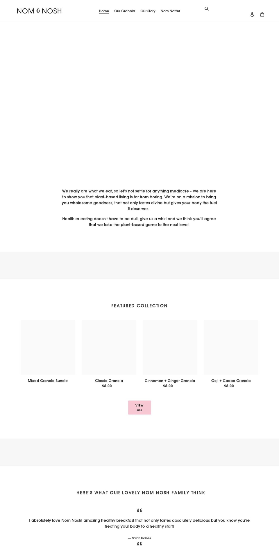 nomnosh.co.uk shopify website screenshot
