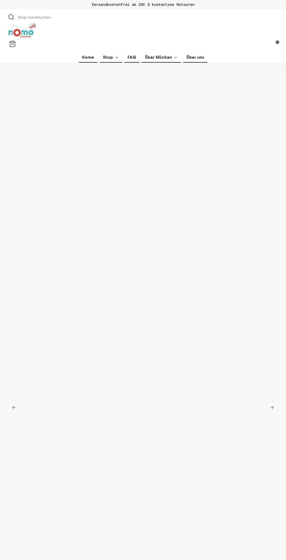 nomo-mosquito.com shopify website screenshot