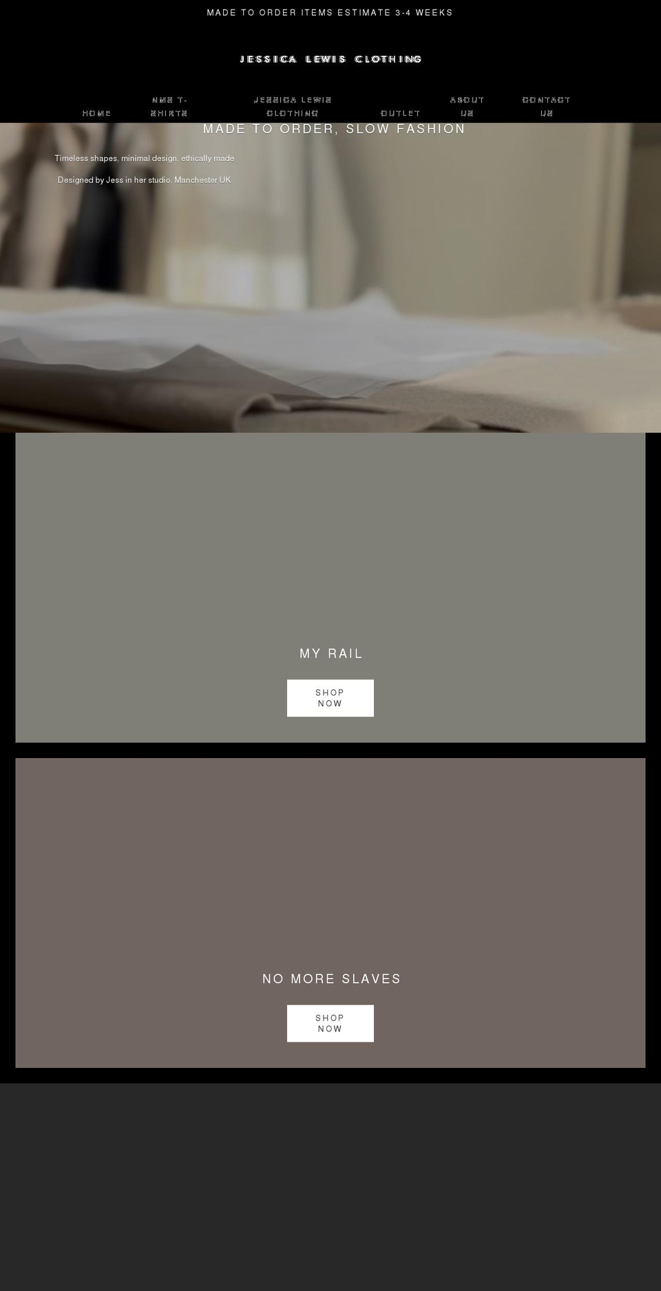 nomore-studios.co.uk shopify website screenshot
