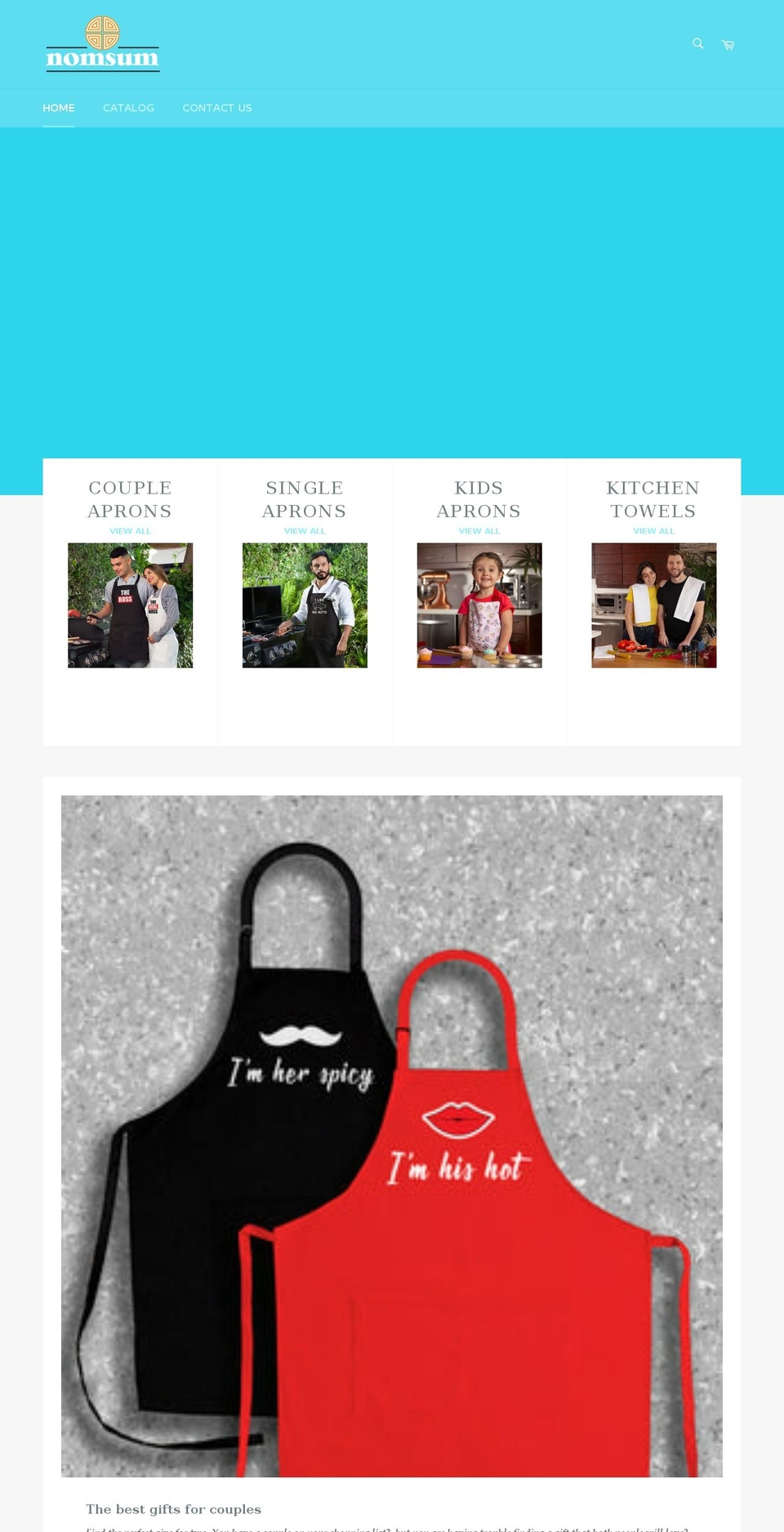 nomsum.com shopify website screenshot