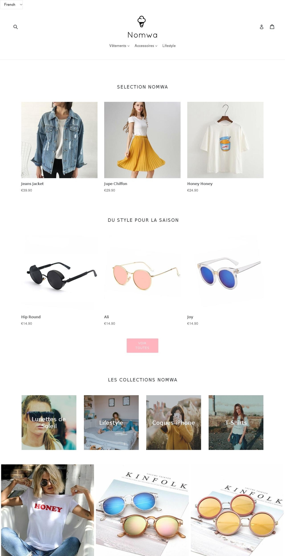 nomwa.com shopify website screenshot