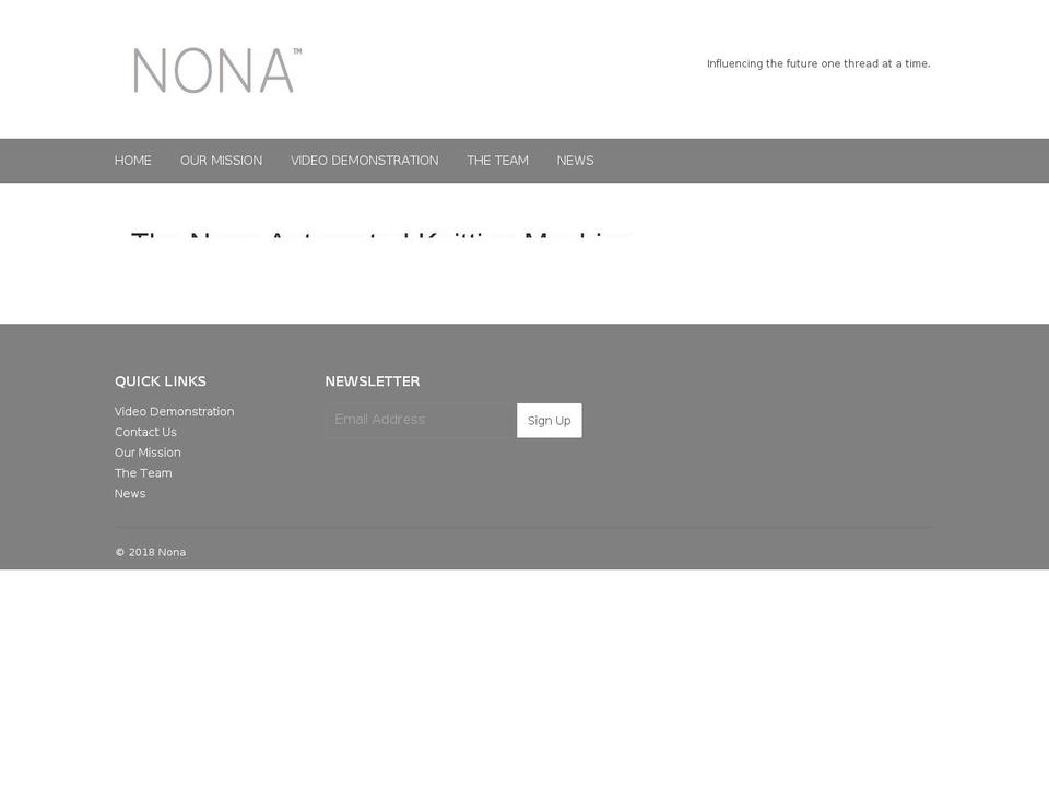 nonaknit.com — Shopify storefront screenshot