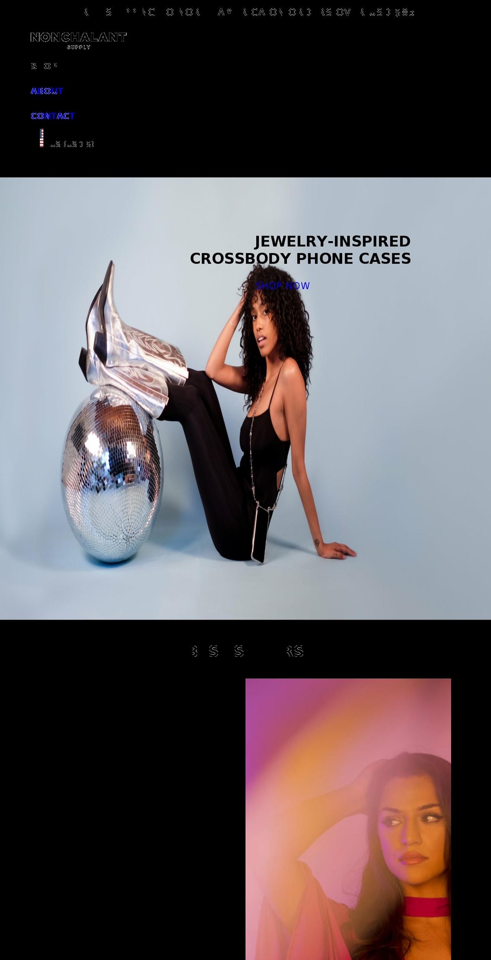 nonchalantsupply.com shopify website screenshot