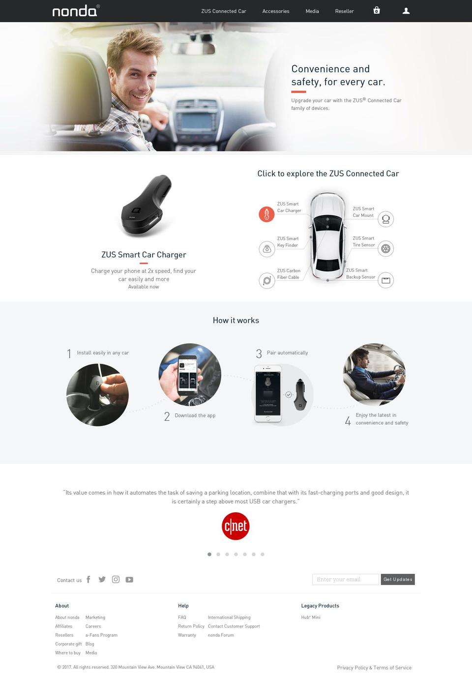 nonda.us shopify website screenshot