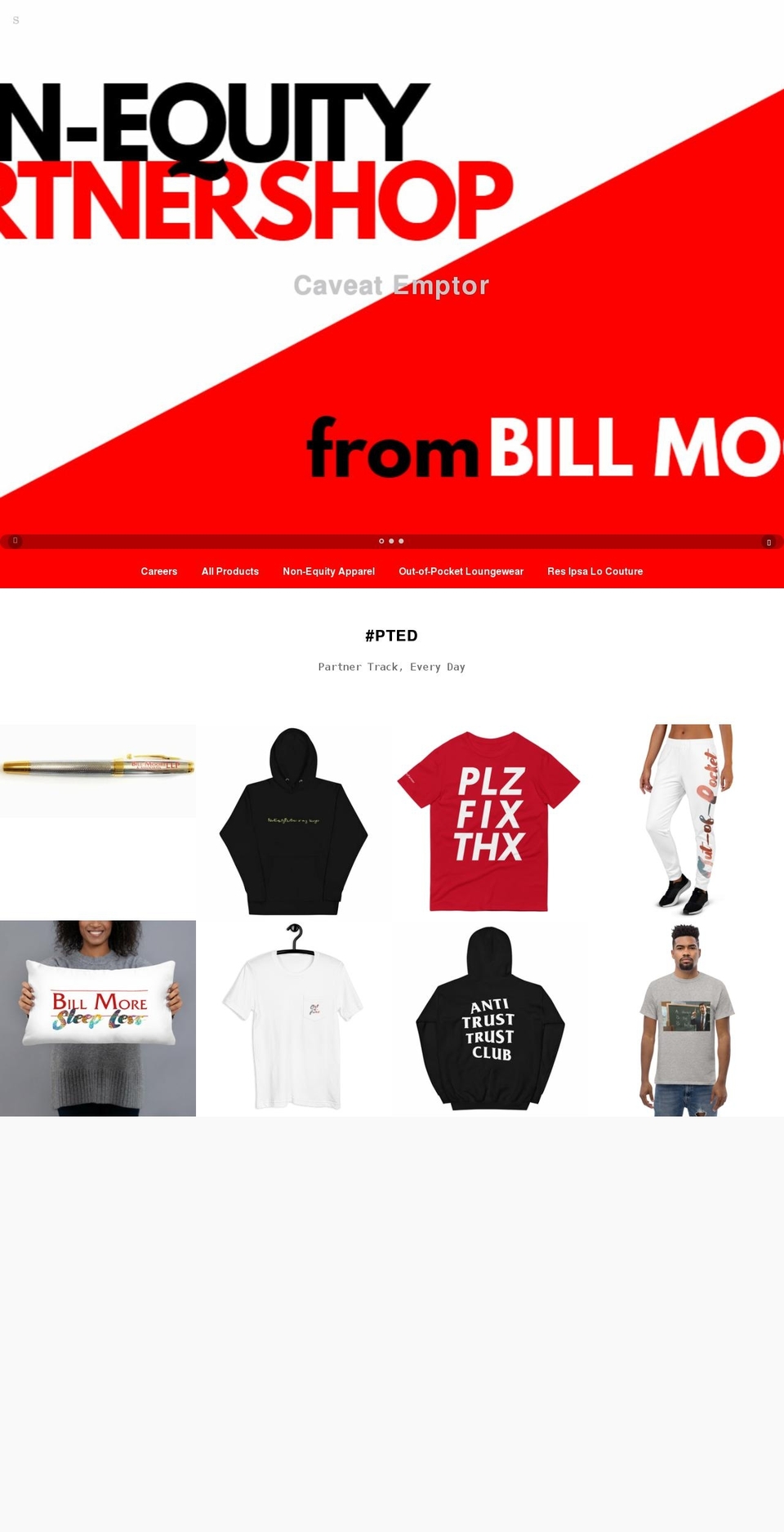 nonequitypartner.com shopify website screenshot