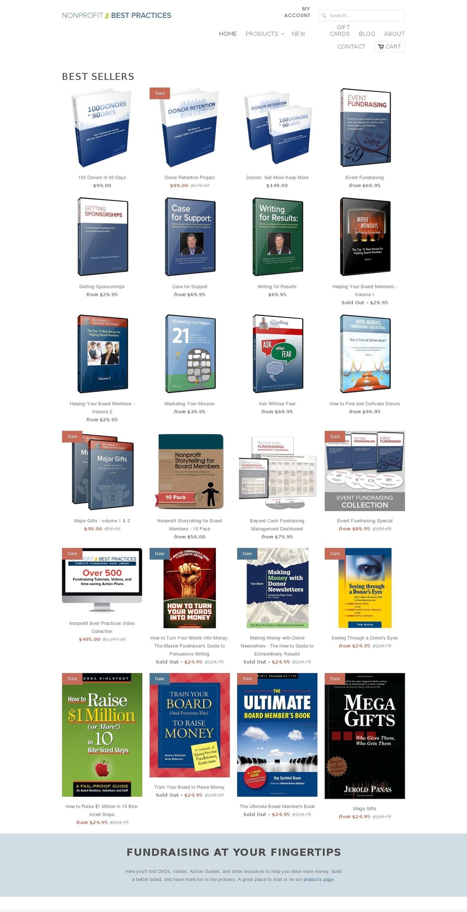 nonprofitbestpractices.com shopify website screenshot