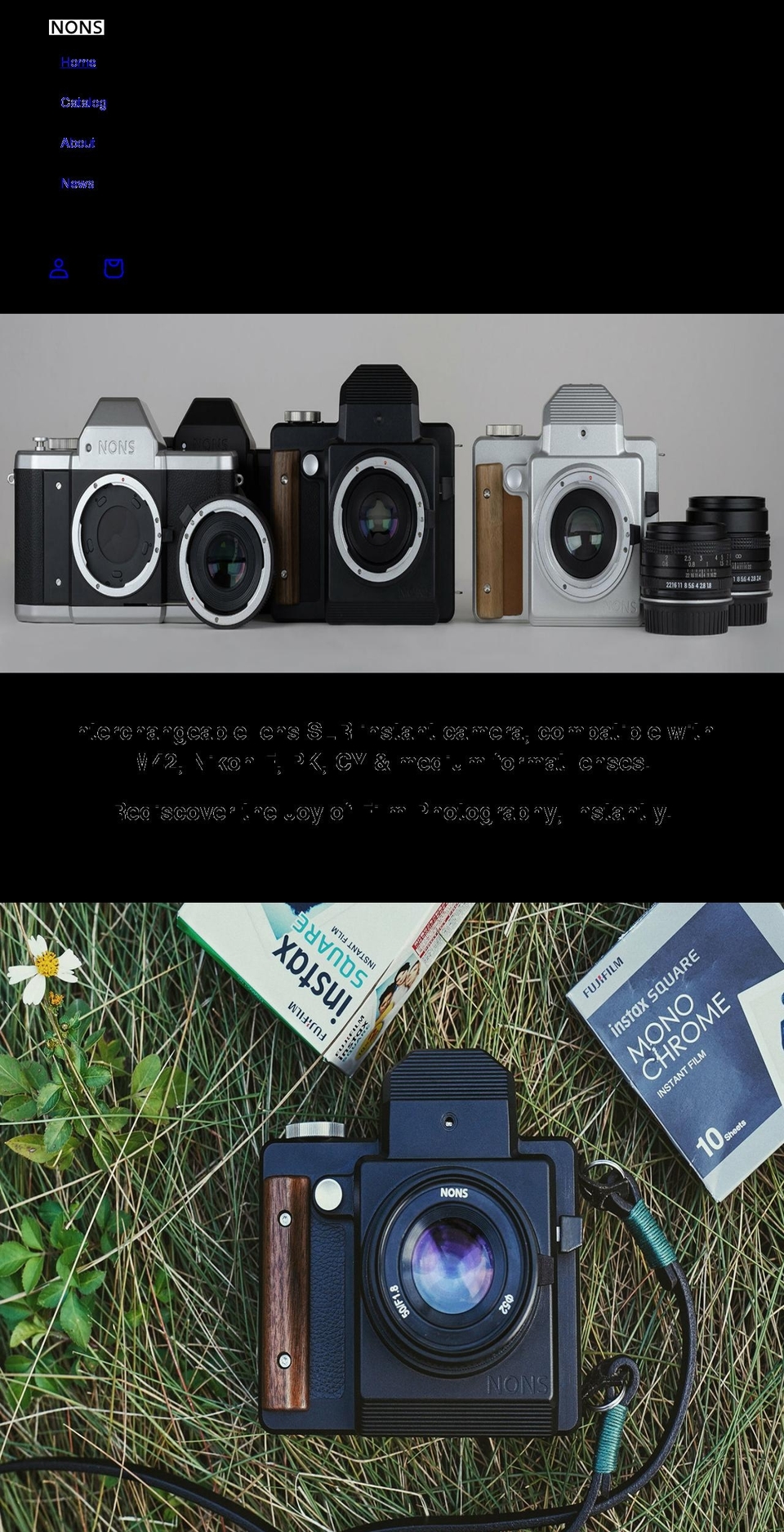 nonscamera.com shopify website screenshot