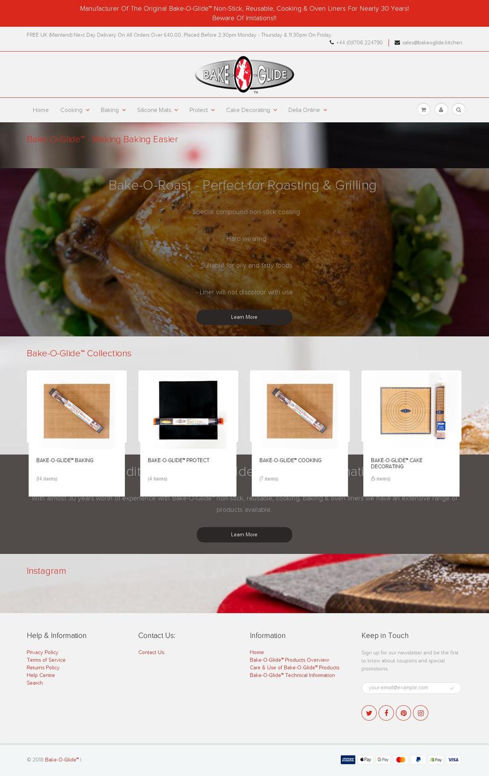 nonstickcookingliner.com — Shopify storefront screenshot